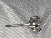 VVS+ GRA Certified Moissanite Stud Earrings 925 Silver 0.5ct.-5ct.5MM-11MM