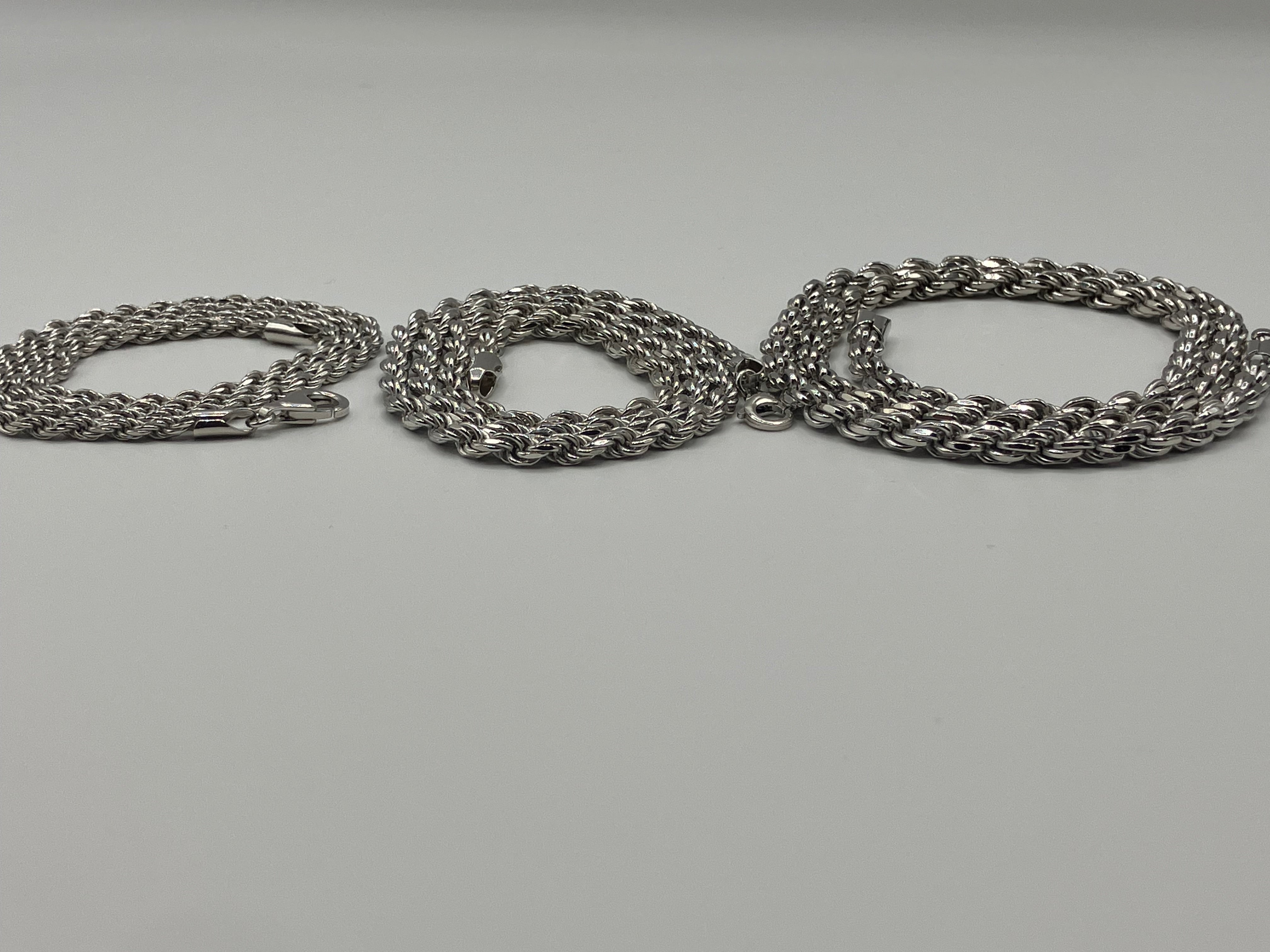 925 Silver Cuban Link Chain Necklace 8mm 18-24"