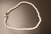VVS+ GRA Certified Moissanite Rope Chain .925 Silver 8mm 18"-20"