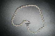 VVS+ GRA Certified Moissanite Rope Chain .925 Silver 8mm 18"-20"