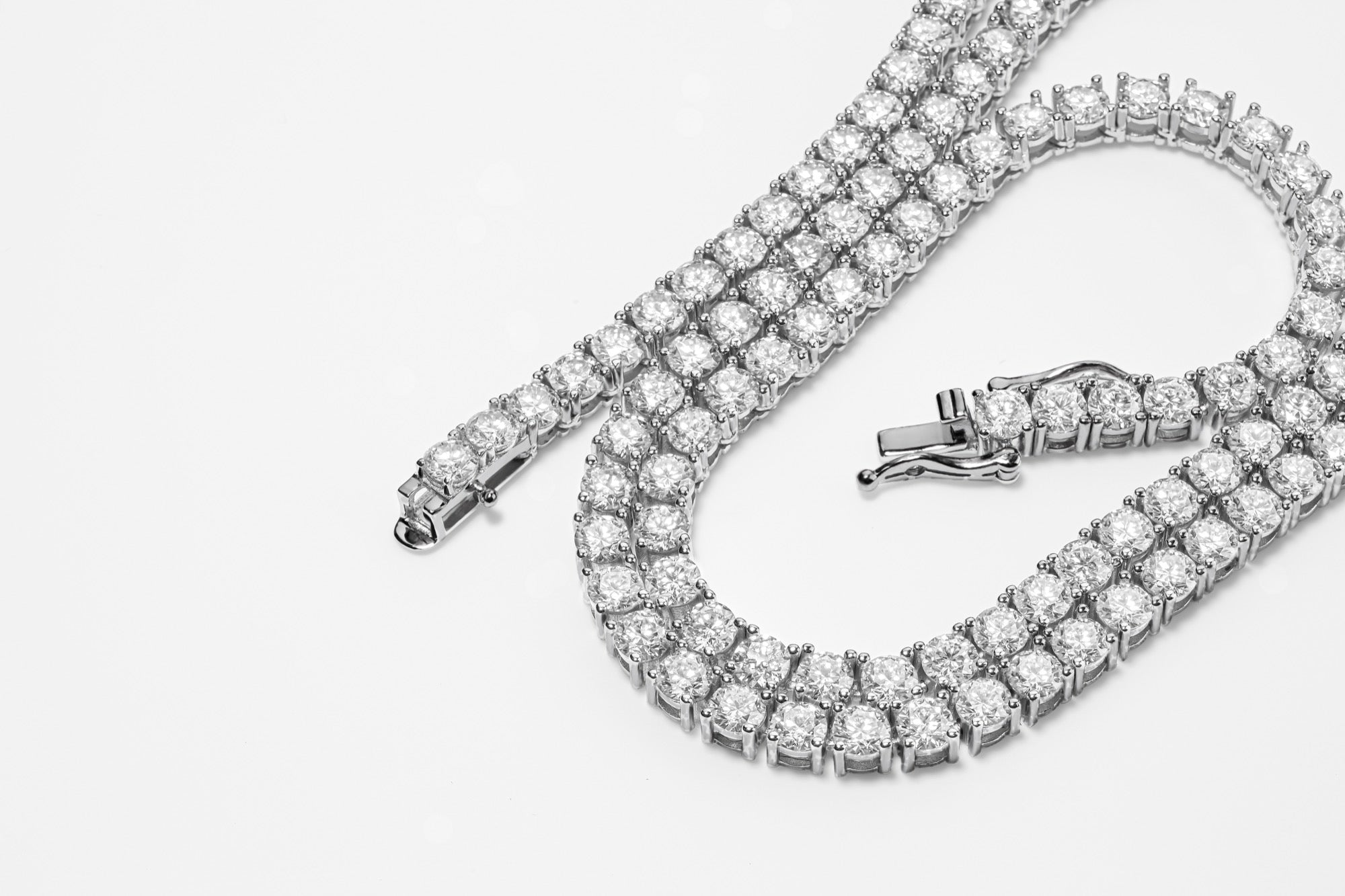 アクセサリー Glitter tennis chain necklace 16