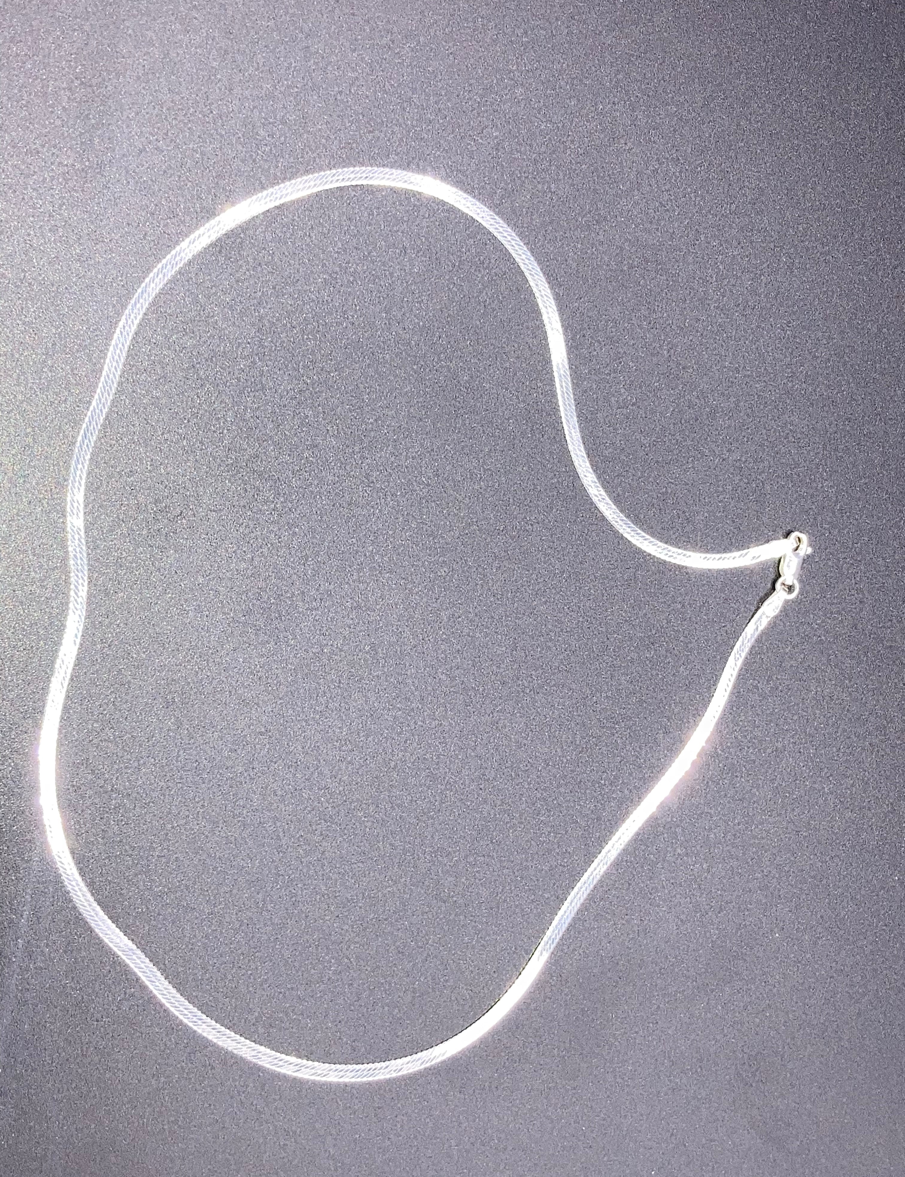 925 Silver Cuban Link Chain Necklace 8mm 18-24"